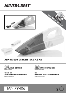 Manual SilverCrest IAN 79406 Handheld Vacuum