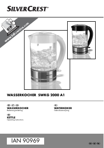 Bedienungsanleitung SilverCrest SWKG 2000 A1 Wasserkocher