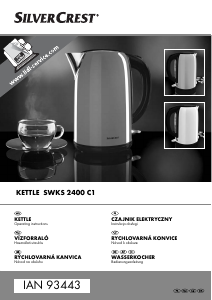 Manual SilverCrest SWKS 2400 C1 Kettle