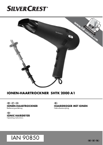 Handleiding SilverCrest SHTK 2000 A1 Haardroger