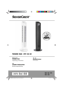 Manual SilverCrest IAN 86188 Fan