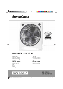 Bedienungsanleitung SilverCrest SVW 50 A1 Ventilator