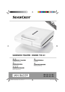 Handleiding SilverCrest SSWMD 750 A1 Contactgrill