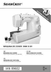 Manual SilverCrest IAN 89602 Máquina de costura