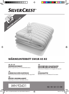 Manual SilverCrest IAN 92431 Electric Blanket