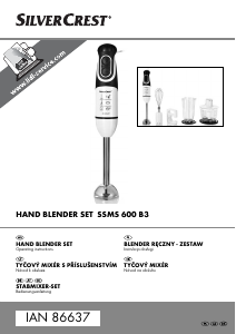 Manual SilverCrest IAN 86637 Hand Blender