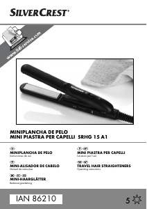 Manual SilverCrest IAN 86210 Alisador de cabelo