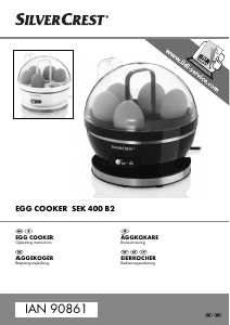 Manual SilverCrest IAN 90861 Egg Cooker