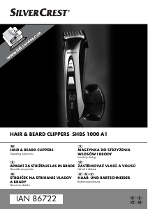 Manual SilverCrest IAN 86722 Hair Clipper