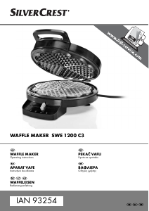 Manual SilverCrest SWE 1200 C3 Waffle Maker