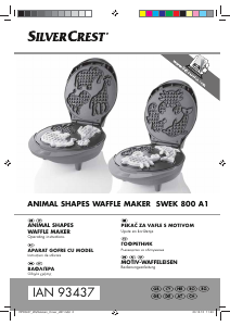 Manual SilverCrest IAN 93437 Waffle Maker