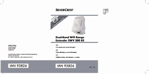 Handleiding SilverCrest SWV 300 B2 Range extender