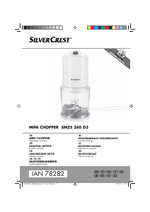 Manual SilverCrest SMZS 260 D3 Chopper