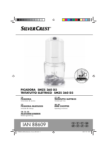 Bedienungsanleitung SilverCrest IAN 88609 Universalzerkleinerer