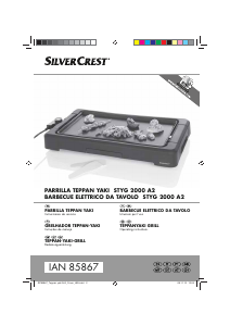 Manuale SilverCrest IAN 85867 Griglia da tavolo