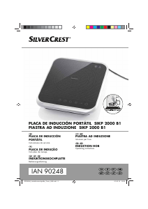 Manual SilverCrest SIKP 2000 B1 Placa