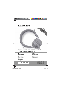 Manual de uso SilverCrest SKH 60 B1 Auriculares
