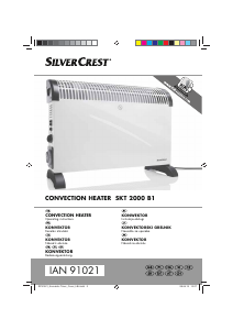 Návod SilverCrest SKT 2000 B1 Ohrievač