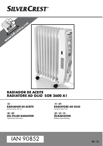 Manual SilverCrest IAN 90852 Heater