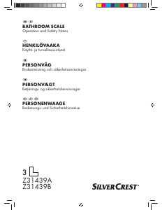 Manual SilverCrest IAN 87308 Scale