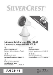 Manual SilverCrest IAN 93141 Lâmpada de infravermelhos