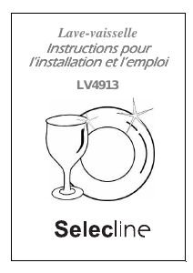 Mode d’emploi Selecline LV4913 Lave-vaisselle