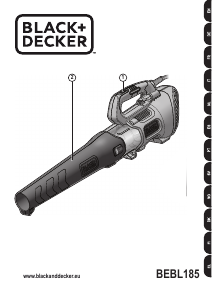 Bedienungsanleitung Black and Decker BEBL185 Laubblaser