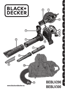 Manual Black and Decker BEBLV290 Leaf Blower