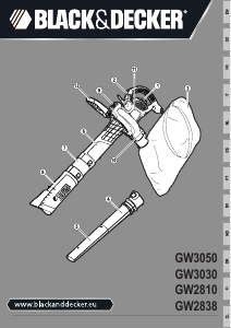 Manual Black and Decker GW2838 Leaf Blower