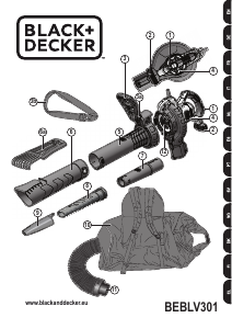 Bedienungsanleitung Black and Decker BEBLV301 Laubblaser