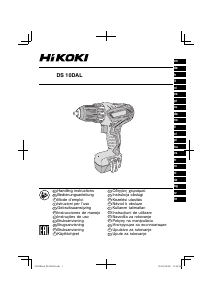 Kullanım kılavuzu Hikoki DS 10DAL Matkap tornavida