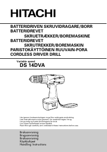 Manual Hitachi DS 14DVA Drill-Driver
