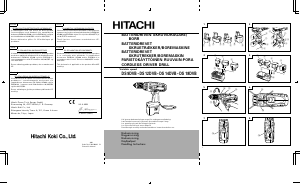 Handleiding Hitachi DS 9DVB Schroef-boormachine