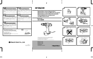 Käyttöohje Hitachi DS 12DM Porakone-ruuvinväännin