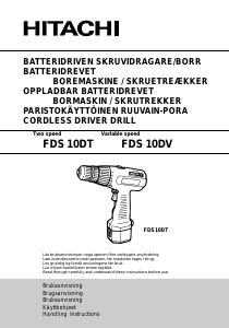 Bruksanvisning Hitachi FDS 10DT Borrskruvdragare