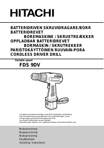 Manual Hitachi FDS 9DV Drill-Driver