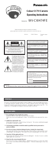 Handleiding Panasonic WV-CW474 Beveiligingscamera