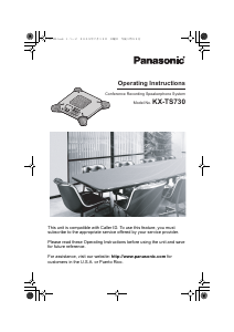 Manual Panasonic KX-TS730S Conference Phone