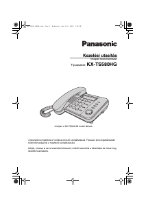 Használati útmutató Panasonic KX-TS580HG Telefon
