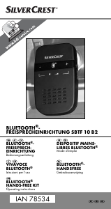 Manuale SilverCrest SBTF 10 B2 Dispositivo vivavoce