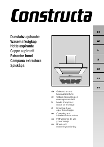 Bruksanvisning Constructa CD77130 Köksfläkt