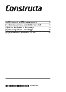 Handleiding Constructa CD53030 Afzuigkap