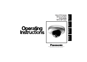 Manual Panasonic WV-CF202 Security Camera