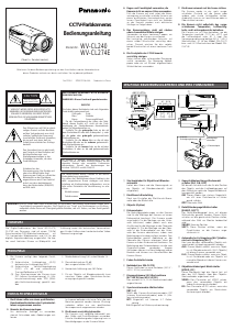 Bedienungsanleitung Panasonic WV-CL240 Überwachungskamera