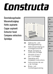 Manual de uso Constructa CD50030 Campana extractora