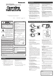 Manual Panasonic WV-CP230 Security Camera