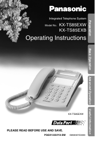 Handleiding Panasonic KX-TS85EXW Telefoon