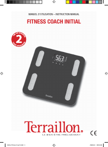 Brugsanvisning Terraillon Fitness Coach Initial Personvægt