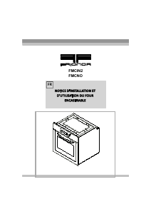 Mode d’emploi Frionor FMCNO Four