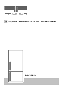 Mode d’emploi Frionor BGN32FRI/3 Réfrigérateur combiné